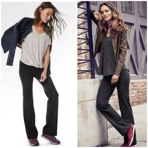 Athleta Flux Black Wide Leg Lounge Pants Size M